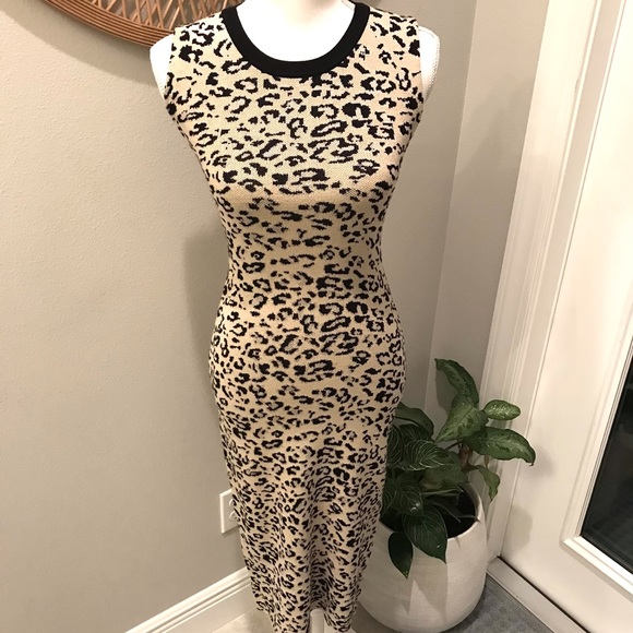 Rachel by RACHEL ROY leopard sweater dress - Picture 6 of 8